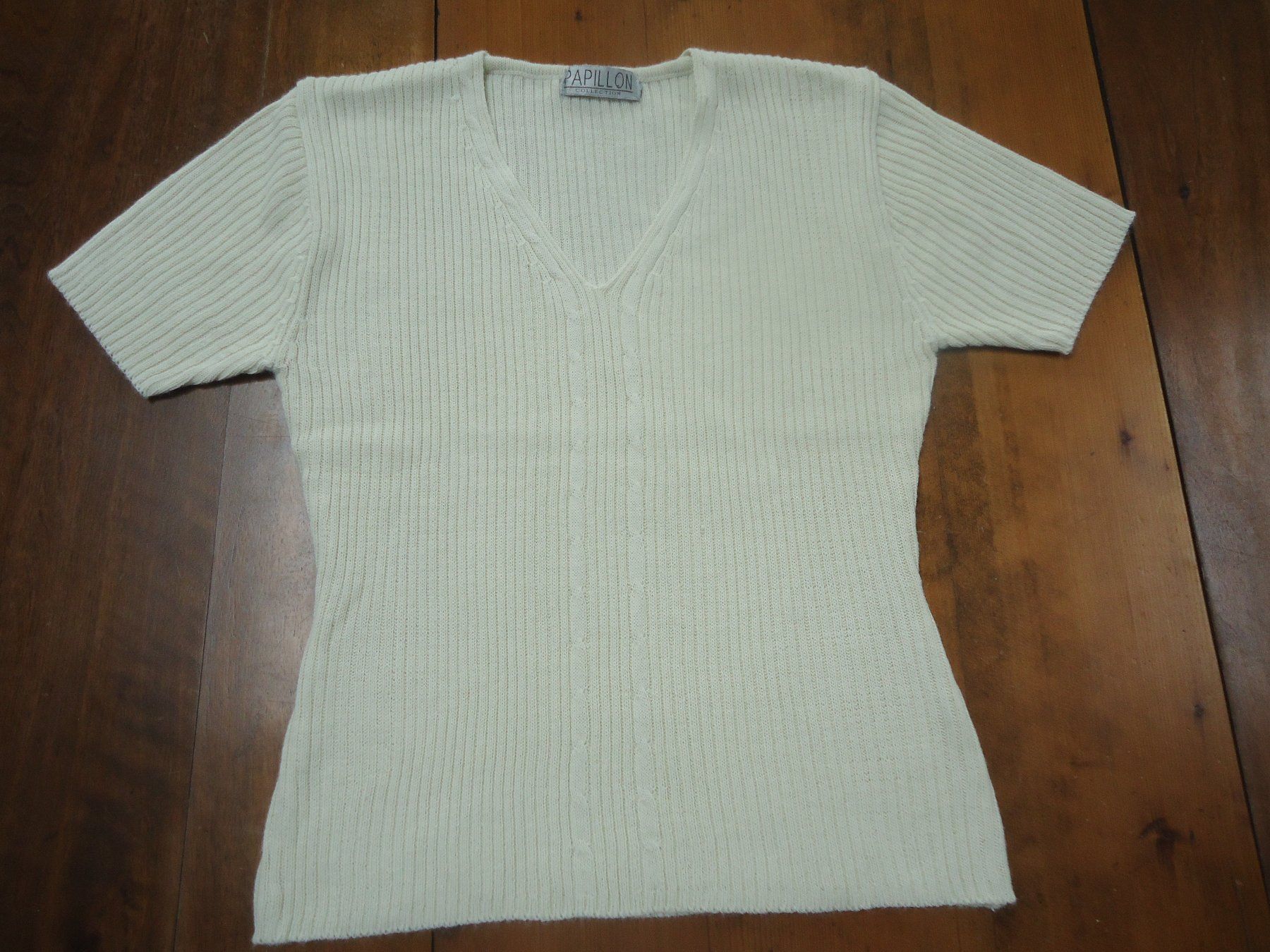 Top: Pull en maille manches courtes femme - 40 – Usato da Vessy venduto da mafabe