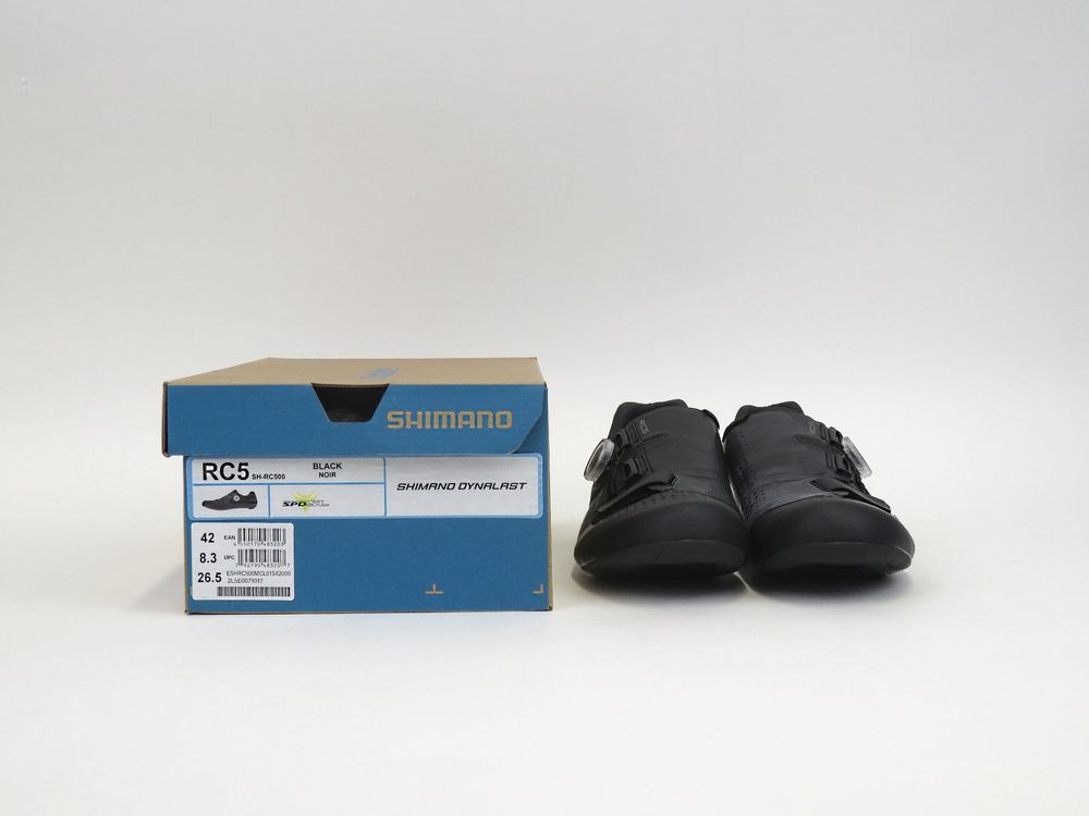 Shimano Dynalast RC5 SH-RC500 Noir - Chaussures Vélo Route Unisexe Taille 39 (wide)