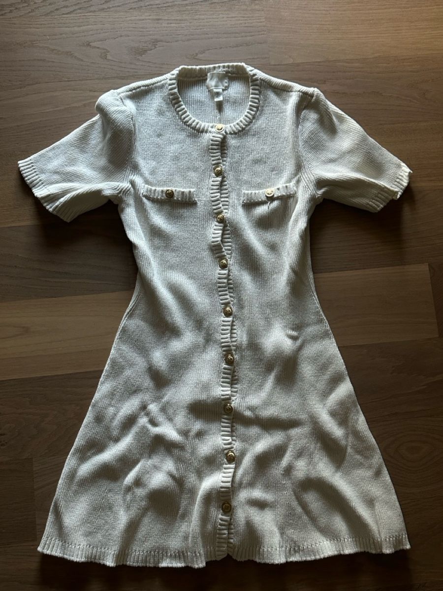 H&M Robes: Strickkleid H&M weiss – Neuf (Voir description) à Kloten par niinaa.5
