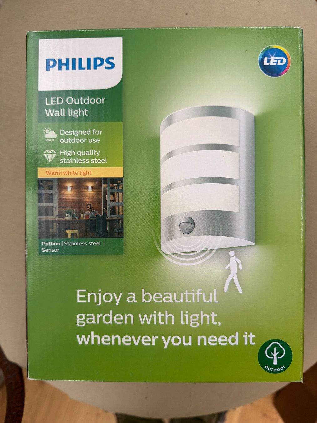 Philips Lampade: Philips LED Outdoor Wall Light Aussenlicht – Nuovo e nell'imballaggio originale da Nussbaumen AG venduto da normajeanbaker