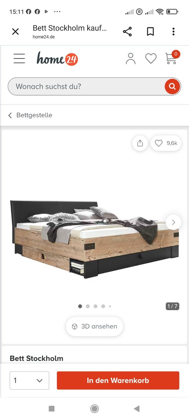 Betten: Bett mit 2 nachtisch – Gebraucht aus Lachen SZ von mer_nk79