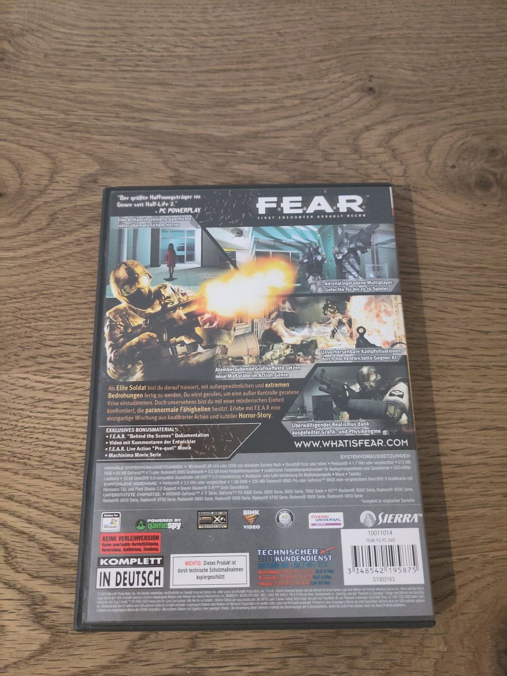 Giochi: F.E.A.R für PC – Usato da Ziegelbrücke venduto da Muff4 1