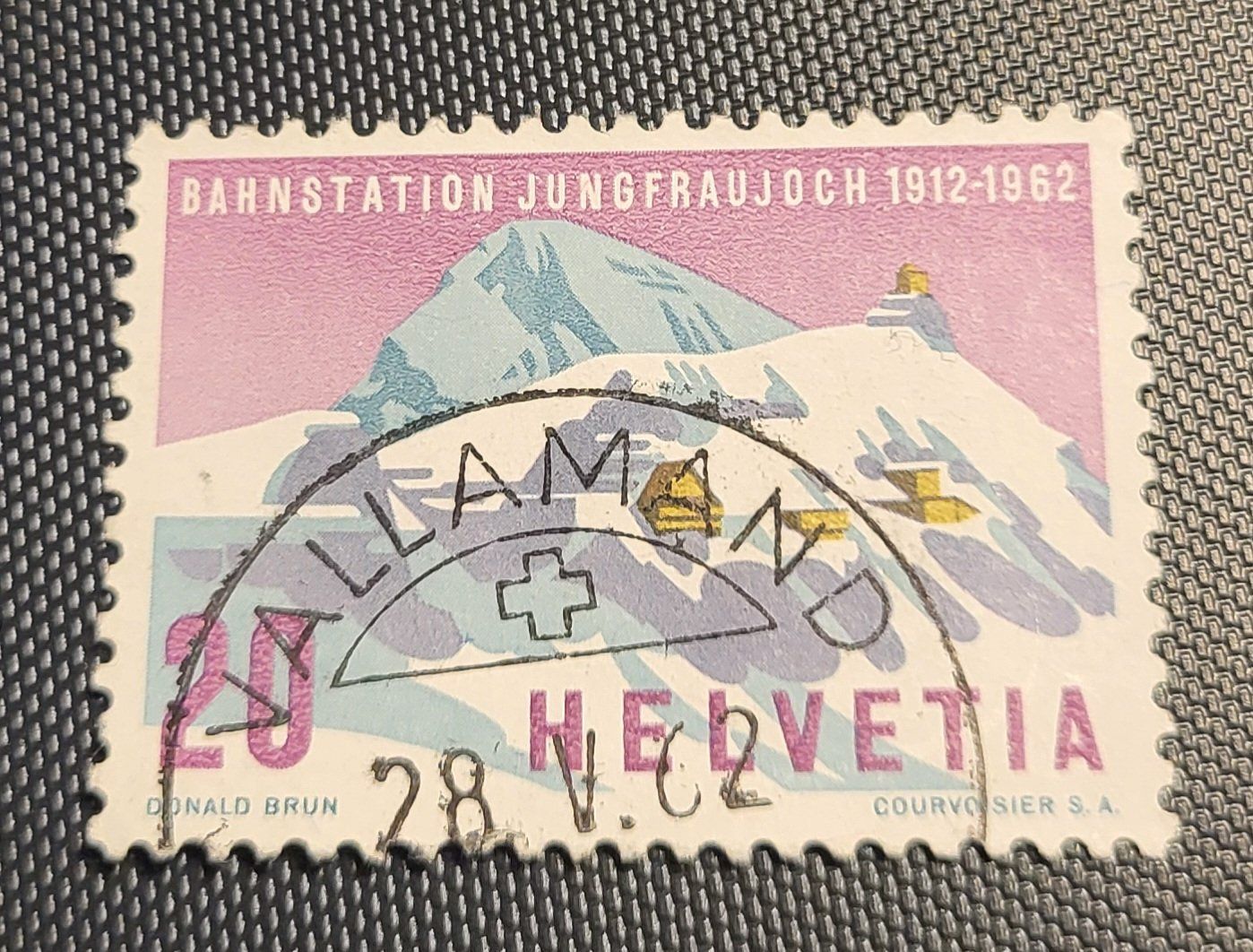 Tutti i francobolli: Vollstempel Vallamand briefmarke – Usato da St Gallen venduto da Stampsalshobby
