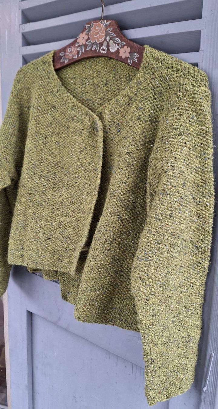 Giacche: Jäckchen "Sheperd" mit Alpaca, handgestrickt   NEU – Nuovo (secondo la descrizione) da Langenthal venduto da Handstrick 4