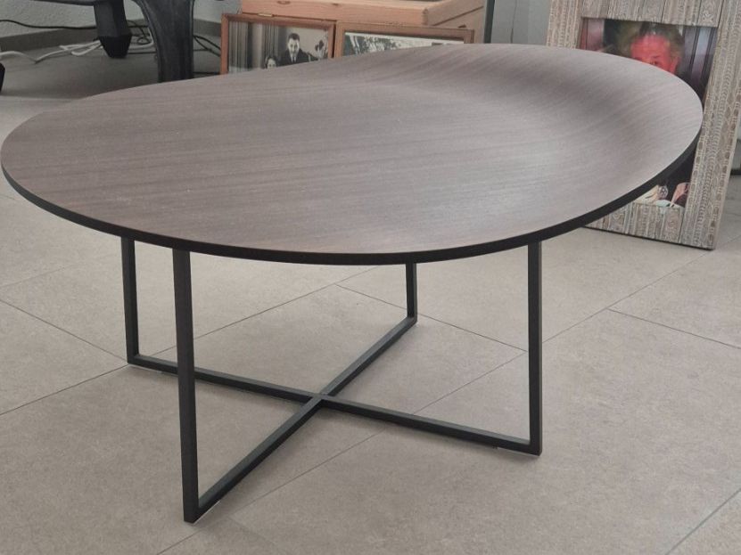 Tischset: 2 Design Beistelltische aus Eucalyptusholz – Gebraucht aus Unterägeri von A-Rod 3