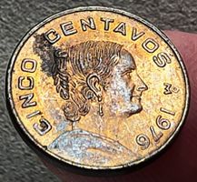 MEXICO 5 CENTAVOS 1976