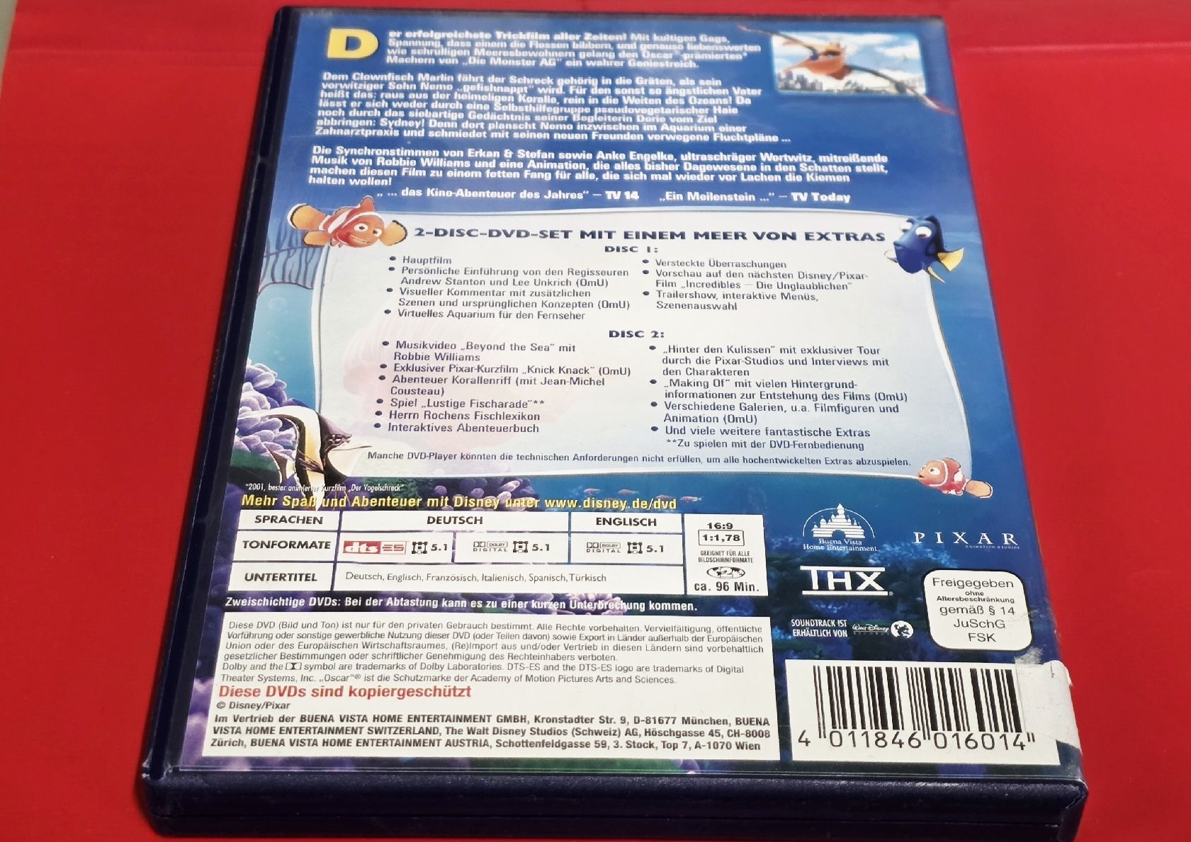 Alle DVDs: Findet Nemo - 2-Disc Set (DVD) – Gebraucht aus Reinach BL von _MasterK_ 1