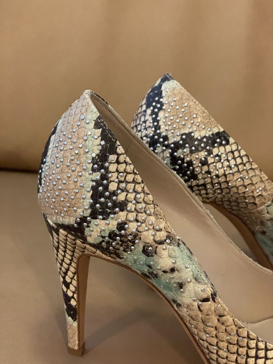 Navyboot Scarpe da donna: NAVYBOOT Leder High Heel Snake Print – Usato da Corcelles NE venduto da gingerbrain 3