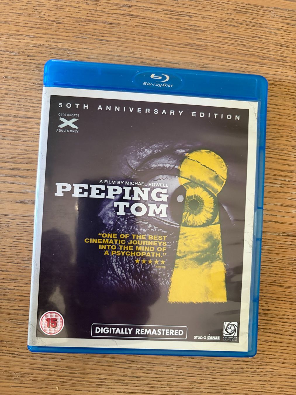 Tutti i DVDs: BLU RAY PEEPING TOM 50TH ANNIVERSARY ED. ZONE B – Usato da Geneve venduto da tigre69