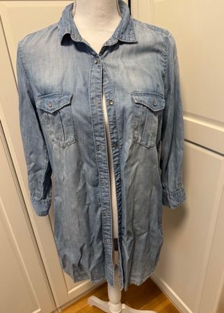 TOP!! H&M Jeans Kleid, Blusen Kleid, Long Bluse Gr. 38
