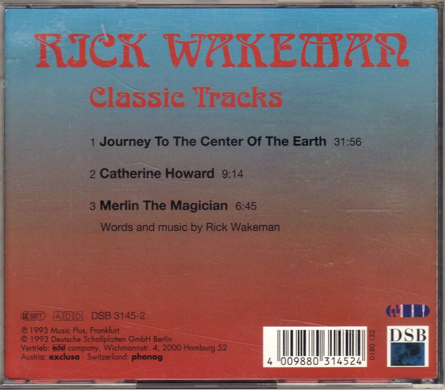 CDs: Rick Wakeman – Classic Tracks – Gebraucht aus Boussens von catfood01 1
