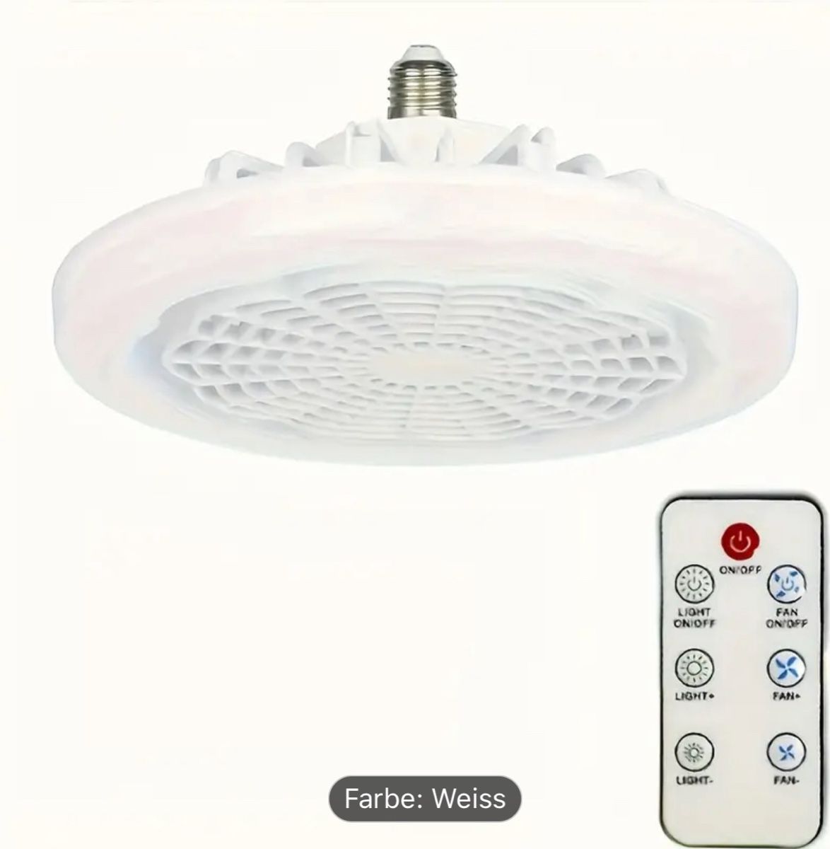 Ventilatori: Deckenventilatorleuchte mit Fernbedienung – Nuovo (secondo la descrizione) da Berg TG venduto da schlauchi 4