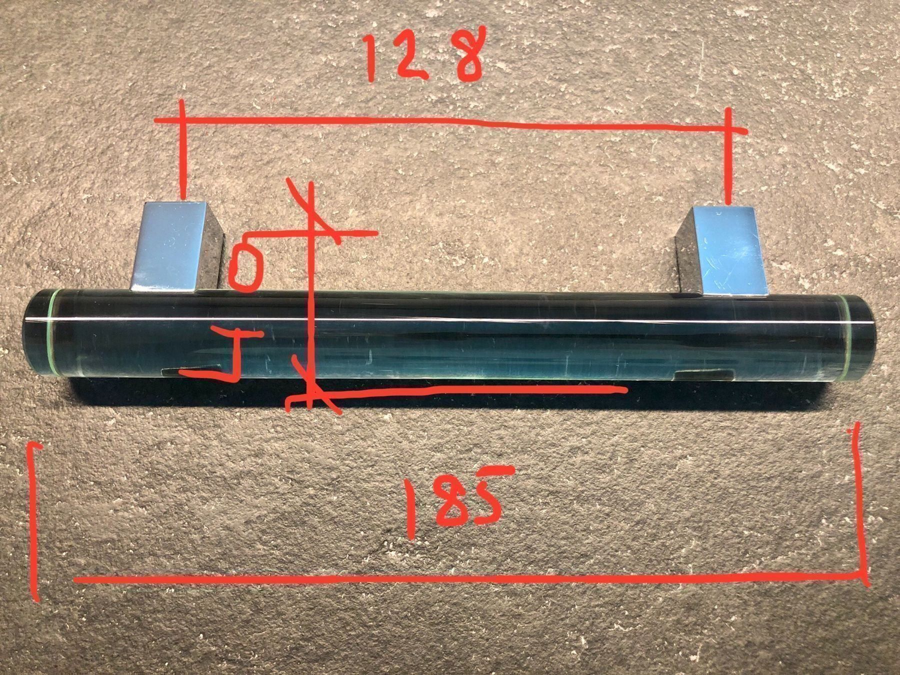 Ferramenta: Stangengriff Glas 128 – Usato da Sutz venduto da mtechcab 4