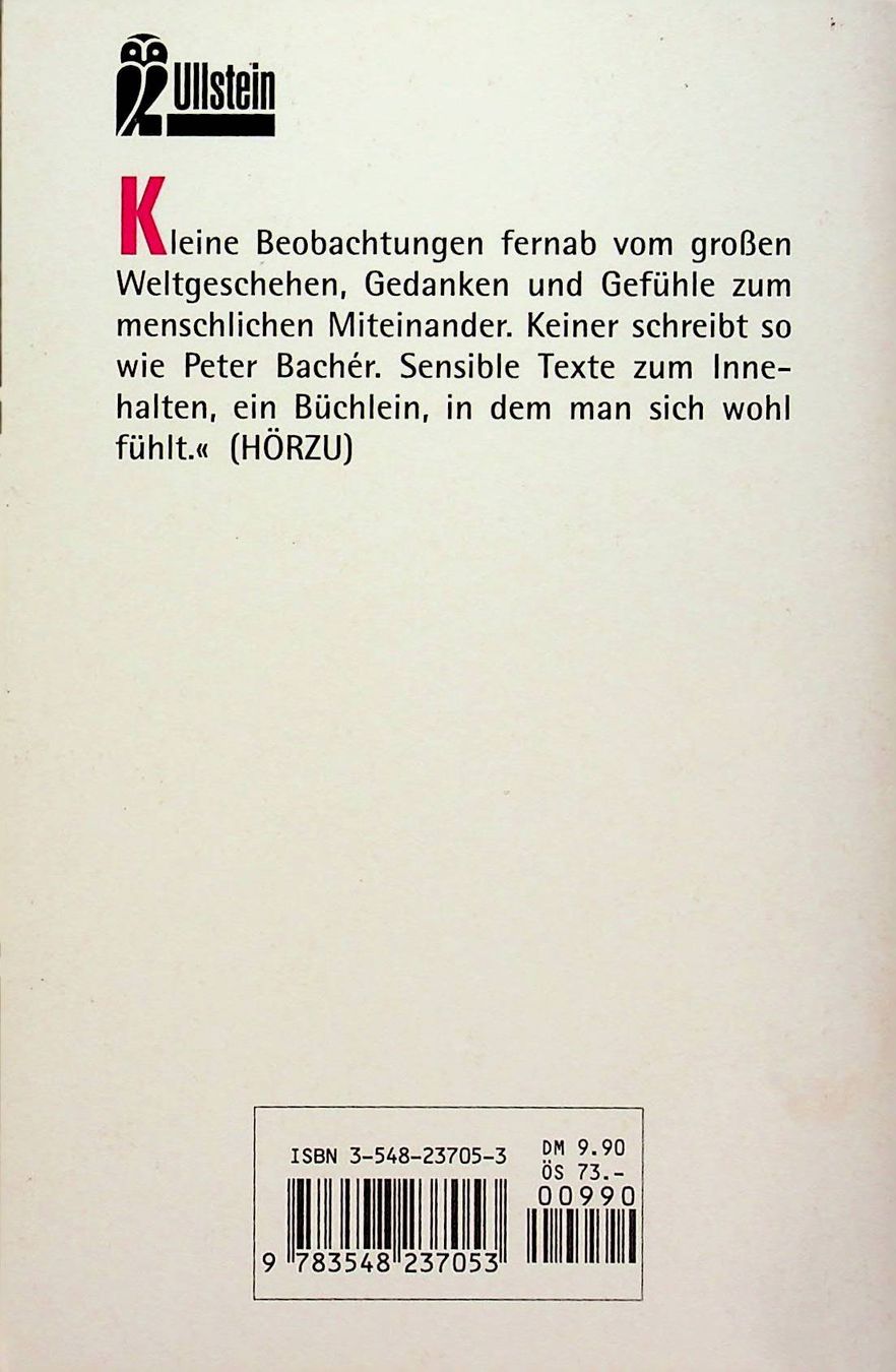 Libri: Peter Bachèr Eine Woche Sonnenschein – Usato da Reitnau venduto da Zaomir 1
