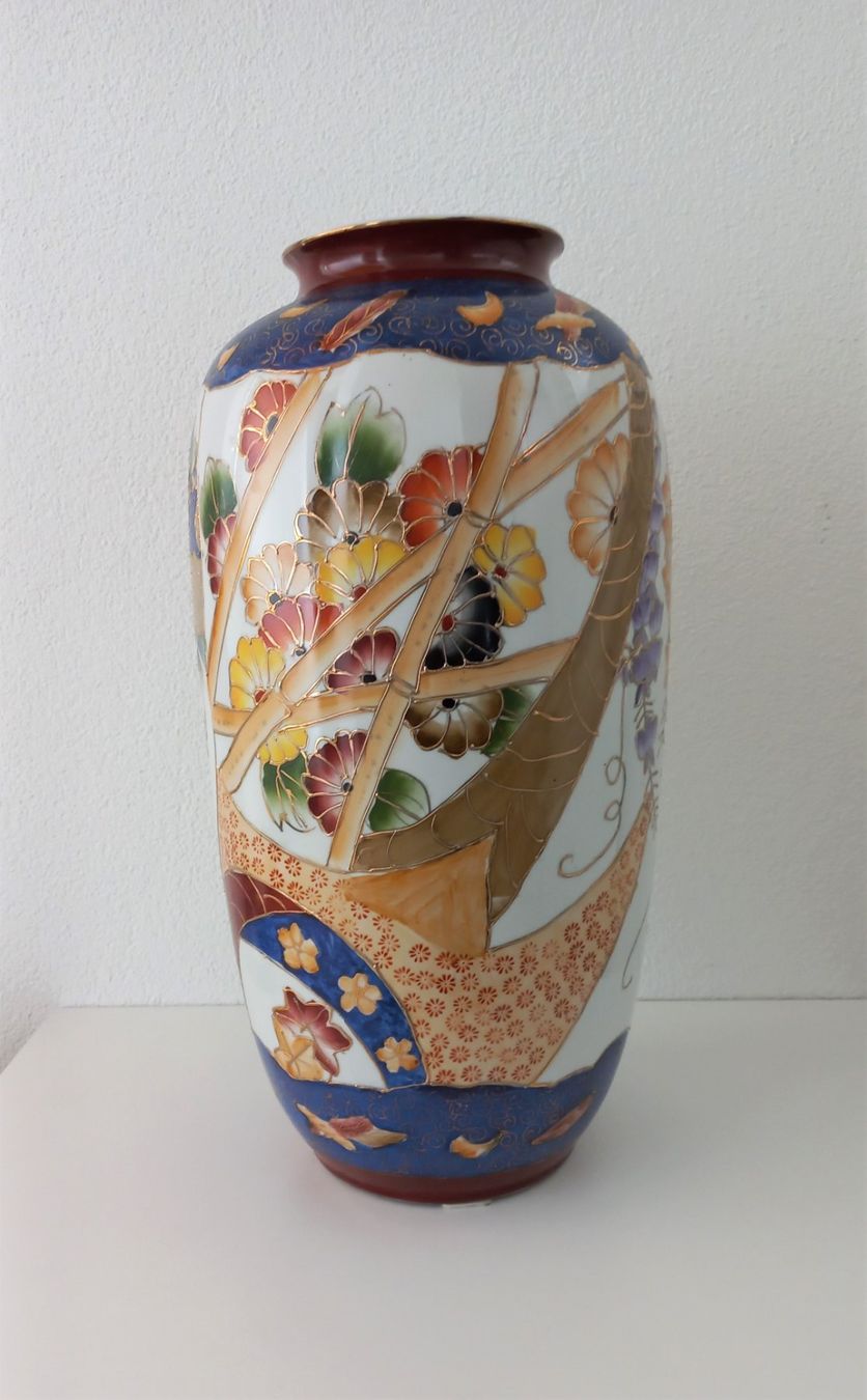 Vasen & Gefässe: Vintage handbemalte Bodenvase, China – Gebraucht aus Bévilard von Orscha 2