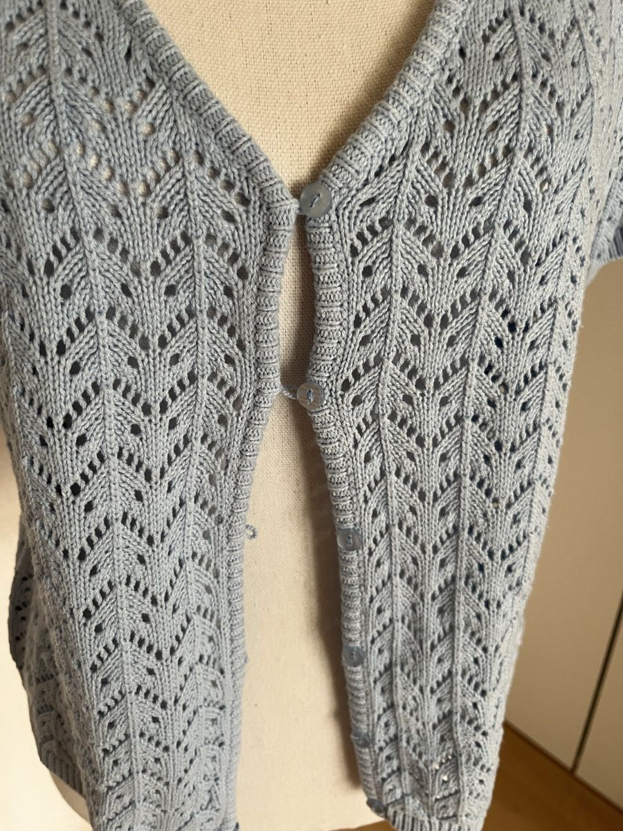 Vestes: Gina Strickjacke hellblau Gr. L – D'occasion à Herrenschwanden par Kamel1 1
