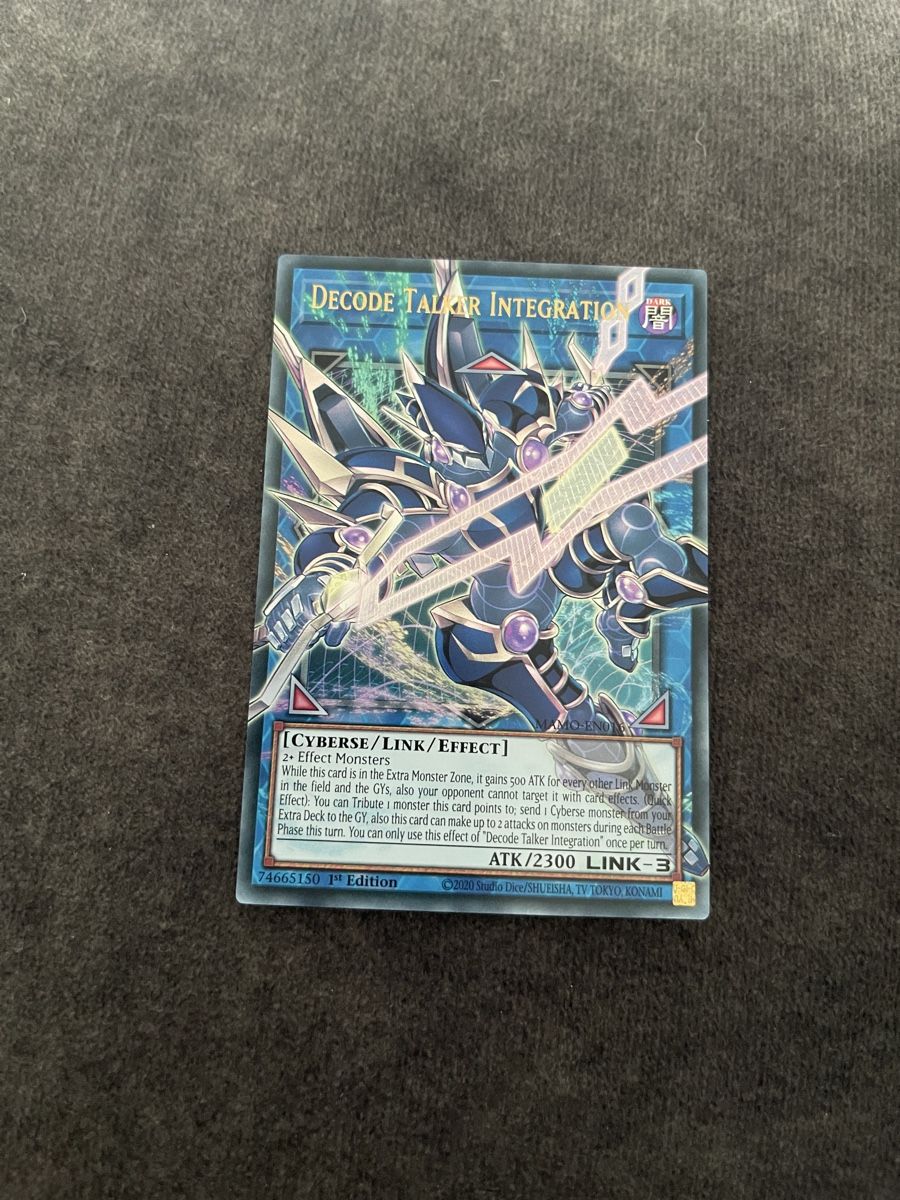 Yugioh Carte collezionabili: Overframe Rare Yu-Gi-Oh Decode Talker Integration 1. Edition – Nuovo (secondo la descrizione) da Beringen venduto da ago_6qnt