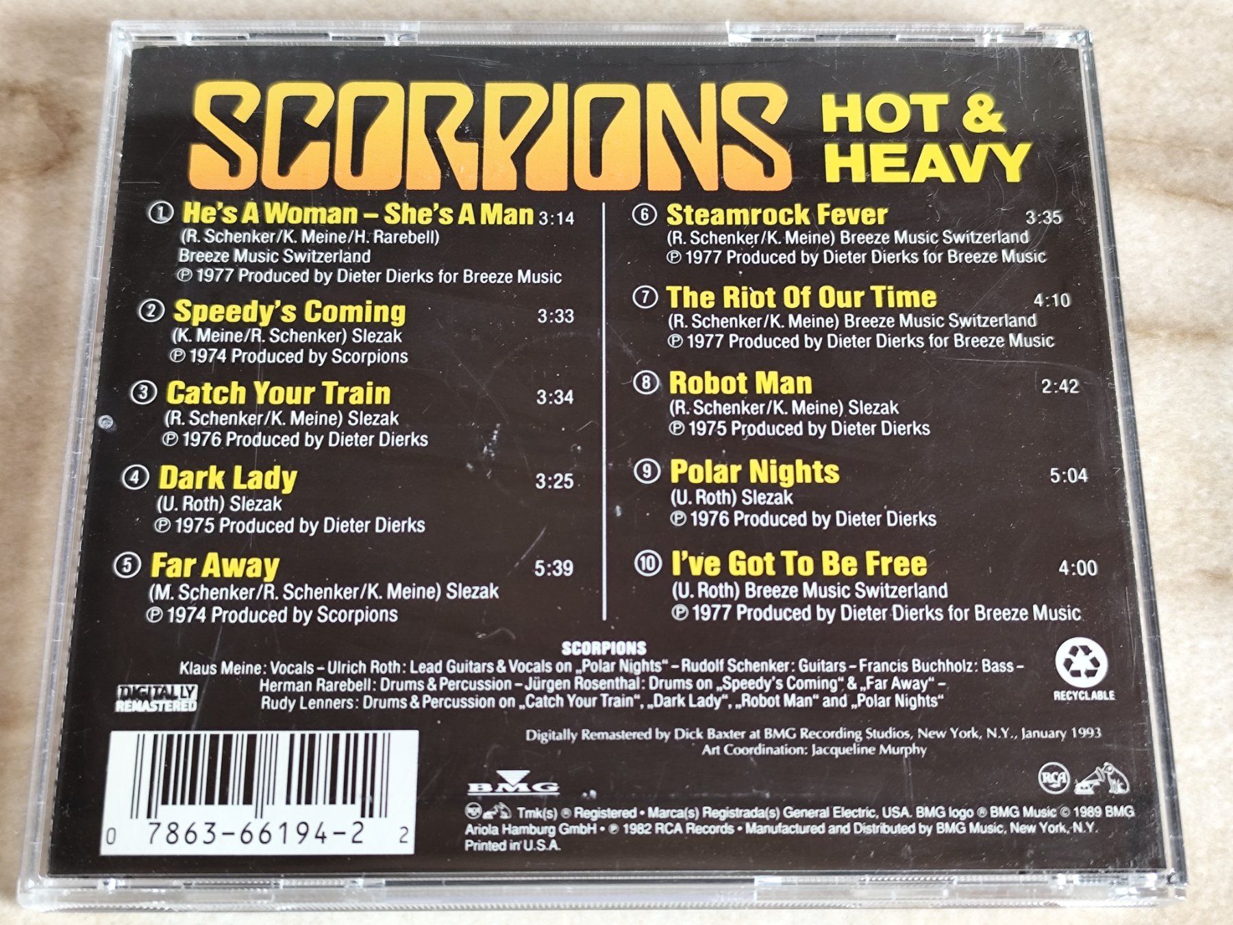 CDs: SCORPIONS - HOT & HEAVY - RCA Records 1982 – Neu (gemäss Beschreibung) aus Ermenswil von easyric 2