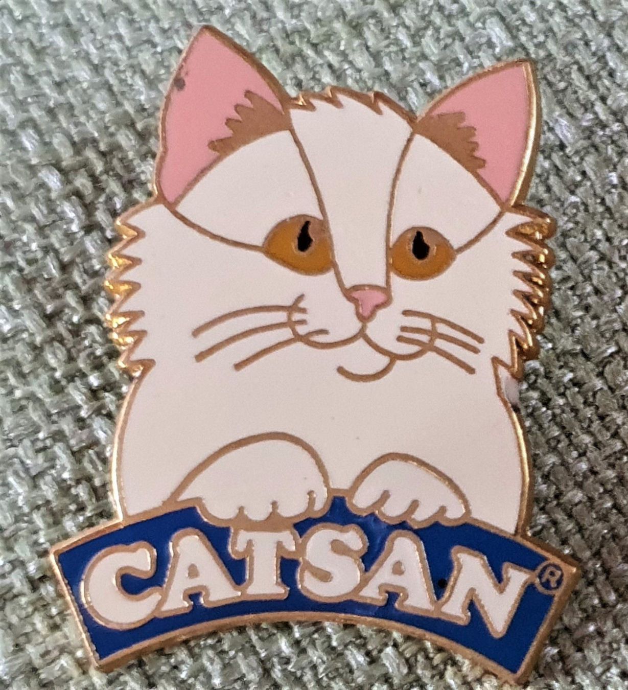 Placchette & Badge: D608 - Pin Catsan Katze 2 – Usato da Reinach BL venduto da Boston-Verkauf
