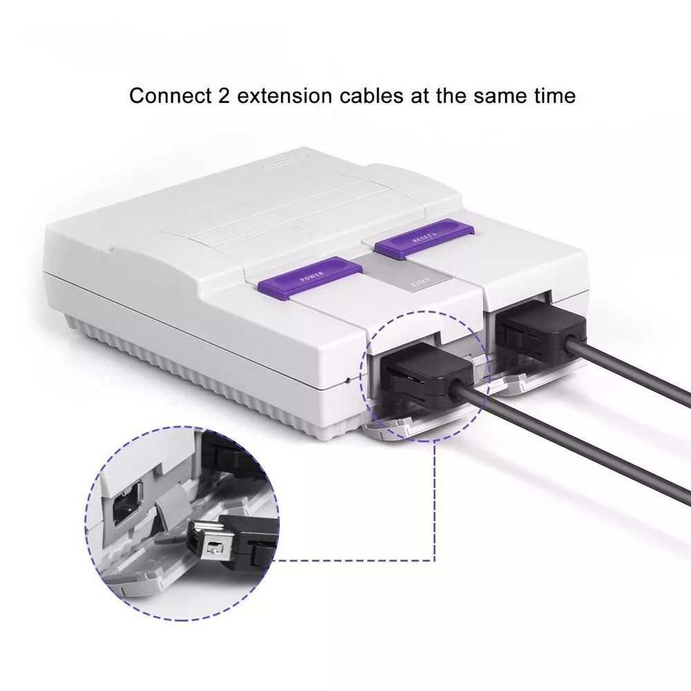 Cavi: Controller Verlängerungskabel Nintendo NES mini SNES mini – Nuovo (secondo la descrizione) da Kirchdorf AG venduto da Apost008 2