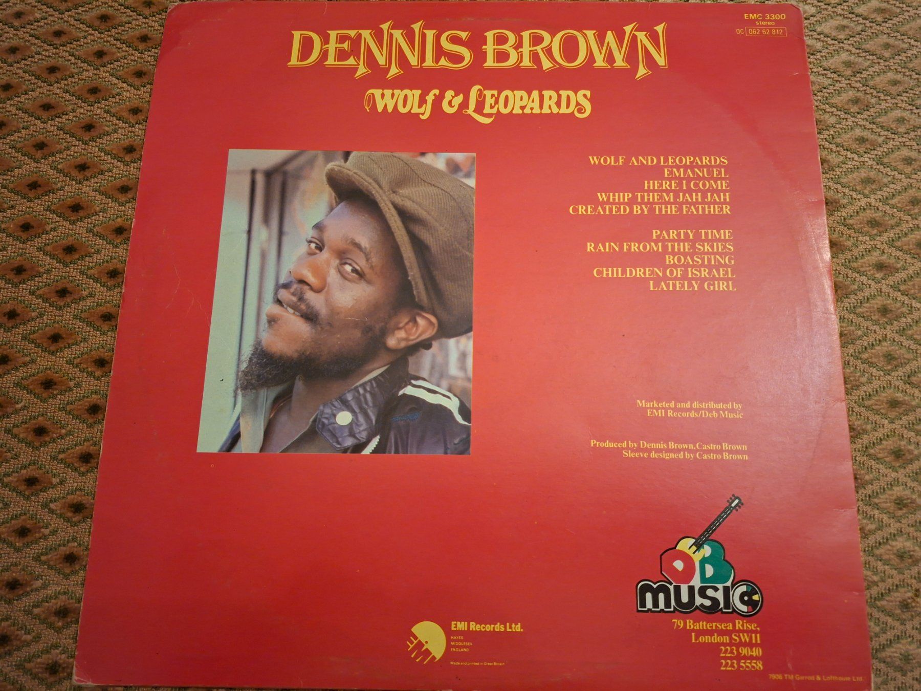 Vinyles: Reggae LP - Dennis Brown - Wolf & Leopards - 1977 – D'occasion à Bernex par Wannabehasbeen01 1