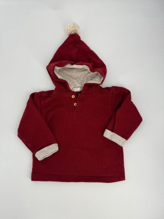 Kapuzenpullover/ Hoodie mit Bommel Gr. 80 von H&M