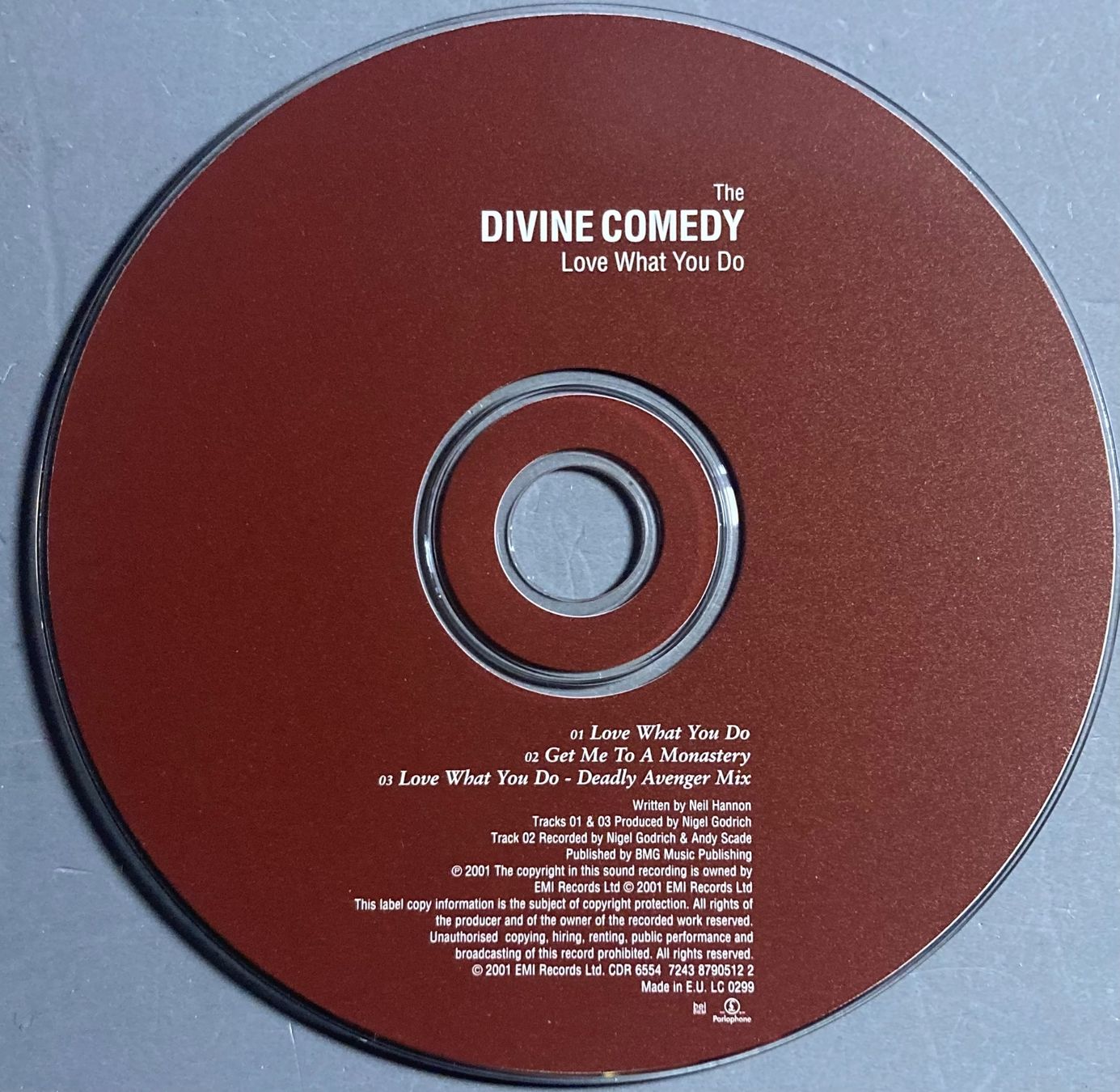 CD: THE DIVINE COMEDY - LOVE WHAT YOU DO – Usato da Poliez-Pittet venduto da Newtown-Records 1