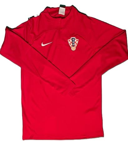 Rotes Kroatien Nike Fussball Trainingstop - Top Gr.M
