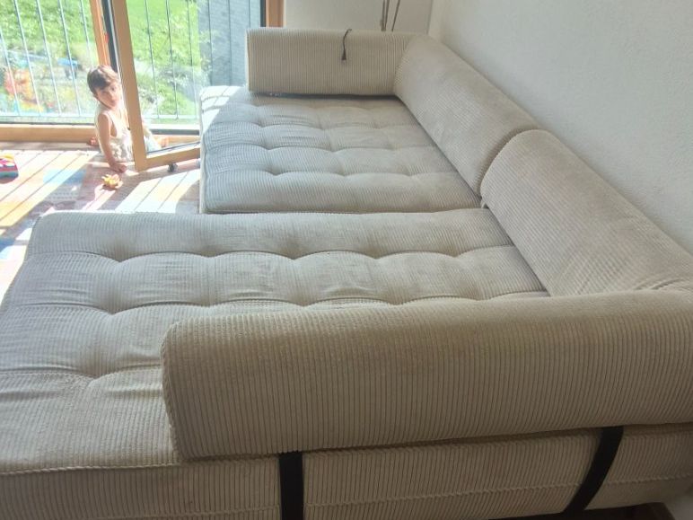 Sofas: Ecksofa Cordstoff beige gebraucht in gutem Zustand – Gebraucht aus Rüti ZH von ash_f28m 1
