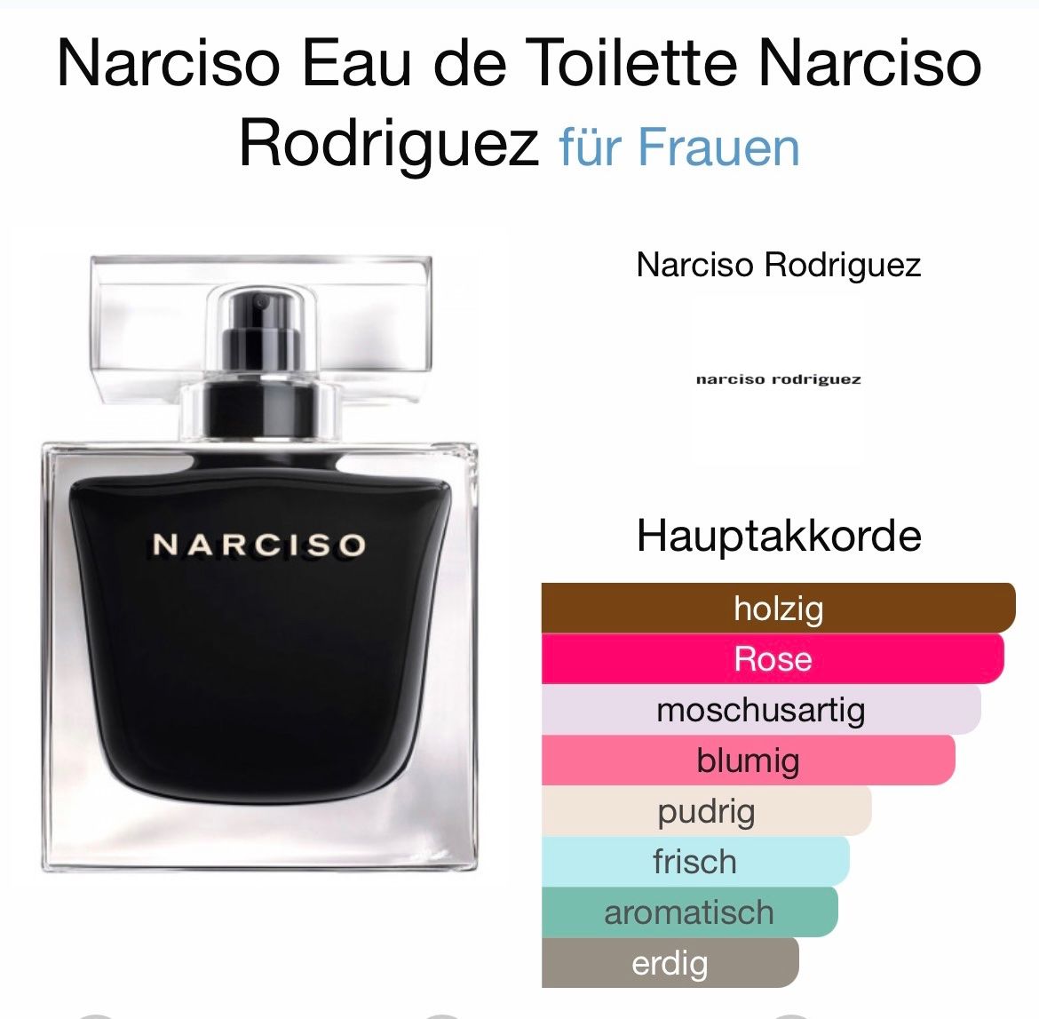 Narciso Rodriguez Parfum & Eau de Toilette: SELTEN Narciso Narciso Rodriguez 5ml Abfüllung – Neu (gemäss Beschreibung) aus St. Gallen von lfs_nxl8 1