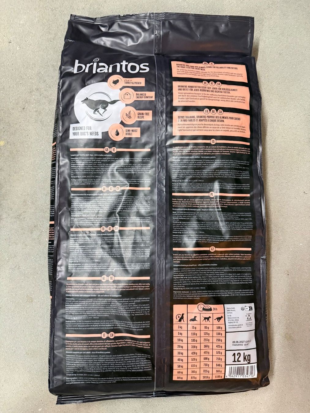 Mangimi: Hundefutter Briantos Adult Light sterilised – Nuovo e nell'imballaggio originale da Rothenfluh venduto da Marco_polo77 1