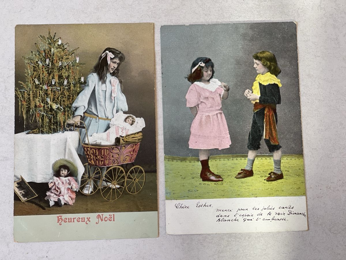 Cartoline postali: 2 alte Weihnachtskarten, Grusskarten,  – Usato da Strengelbach venduto da Aschatan5