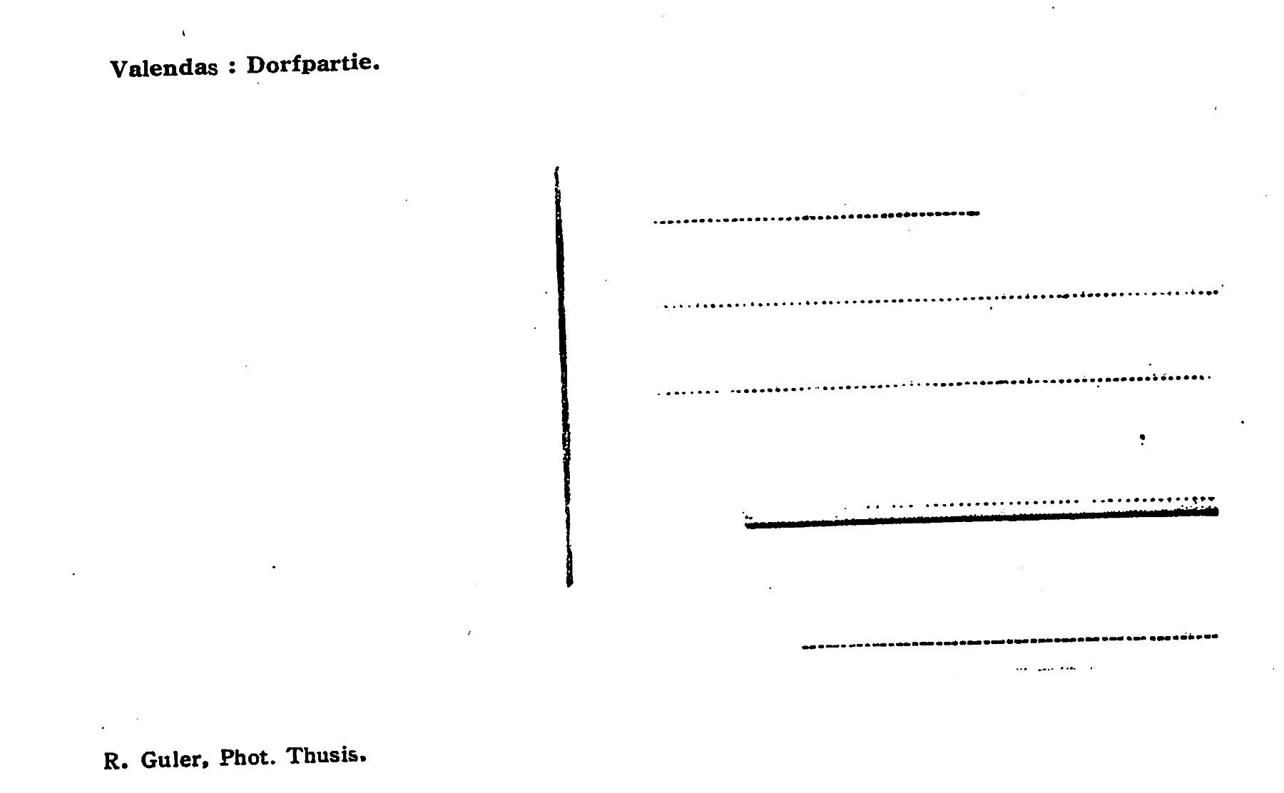 Cartoline postali: Valendas, Dorfpartie – Usato da Ottikon b.Kemptth. venduto da Neptun1974 1