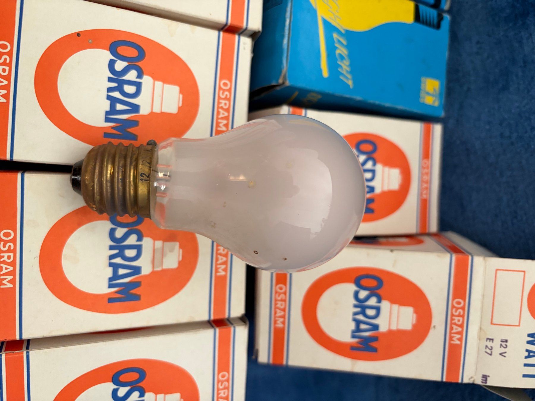 Osram Lampade: 9 Stk. Glübirnen 12 Volt / 15 Watt – Usato da Mollis venduto da Hg 2