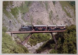 ZUGSKOMPOSITION AUF STEFFENBACHBRÜCKE 2.8.92