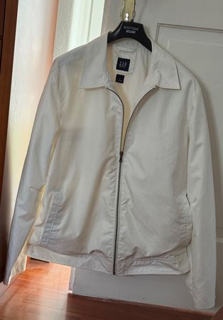 Herren Jacke GAP Weiss Grösse L guter Zustand