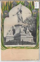 Basel - St. Jacobs-Denkmal - Litho