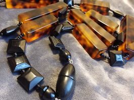 Vintage TOP trendige Halskette Collier, 80er Jahre