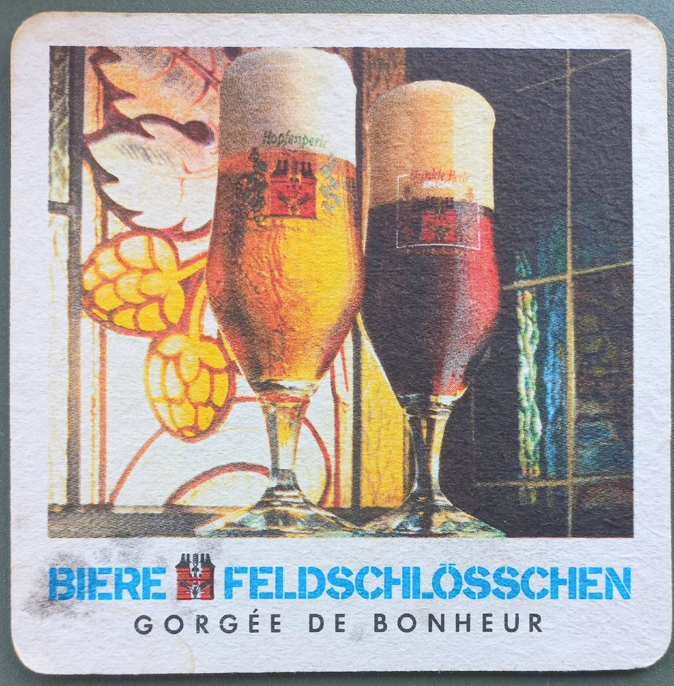 Feldschlösschen Sottobicchieri: Bierdeckel - Feldschlösschen - CH – Usato da Niederuzwil venduto da lubimaja