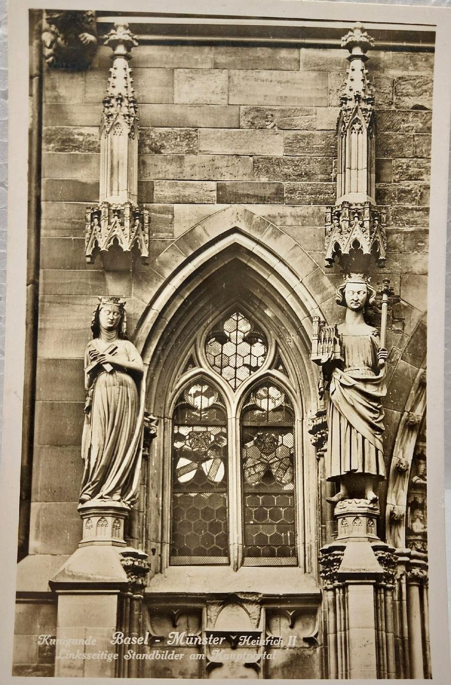 Cartoline postali: BASEL  -  Münster  Heinrich II – Usato da Delémont venduto da Domdom1