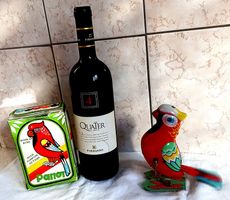 Papagei Blechspielzeug zum Aufziehen