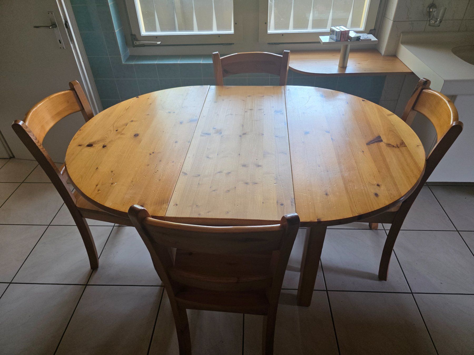 Set di tavolo e panche: Holztisch mit Stühlen – Usato da Walde AG venduto da kar_k5tm 1
