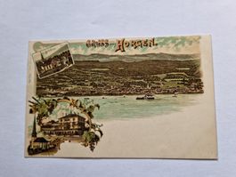 Horgen 1899 gelaufen Litho Top