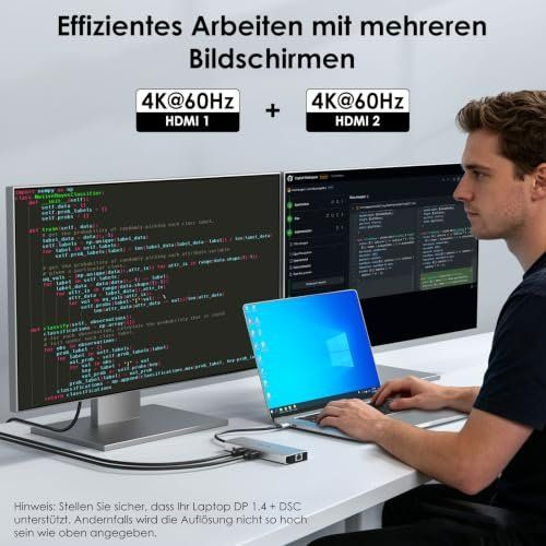 Dockingstation: Dual-4K Laptop-Dockingstation mit 2,5G Ethernet – Neu und originalverpackt aus Suhr von SchnapperCH 2