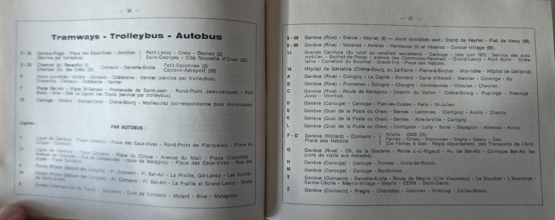 Landkarten & Atlanten: Plan de Genève – Gebraucht aus Prêles von DPR 3