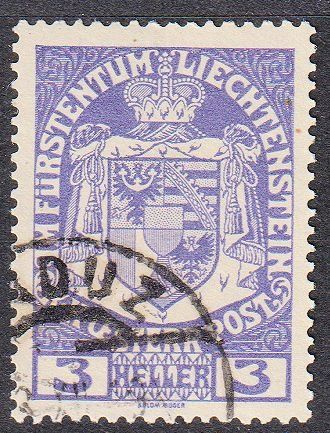 Alle Briefmarken: 4, gestempelt Vaduz – Gebraucht aus Basel von Bingis