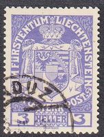 4, gestempelt Vaduz