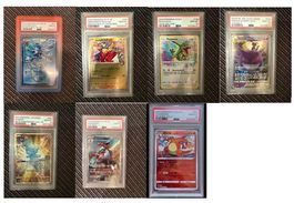 Pokémon PSA 10 Sammlung – 7 Karten