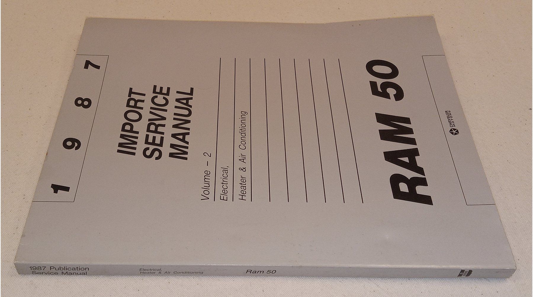 Livres: 1987 Werkstatthandbuch DODGE RAM 50 Vol. 2 Electrical – D'occasion à Hätzingen par memory-lane