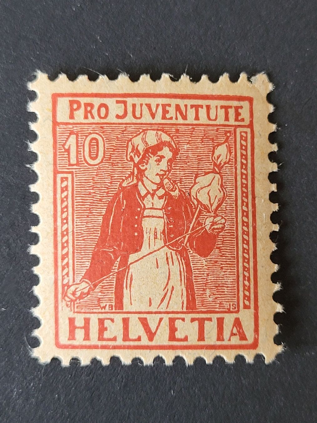 Tous les timbres: 1917, Pro Juventute J9 – Neuf (Voir description) à stäfa par brandy66